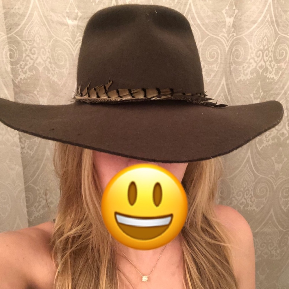 SCALA 100% Wool Safari Hat in Chocolate Brown